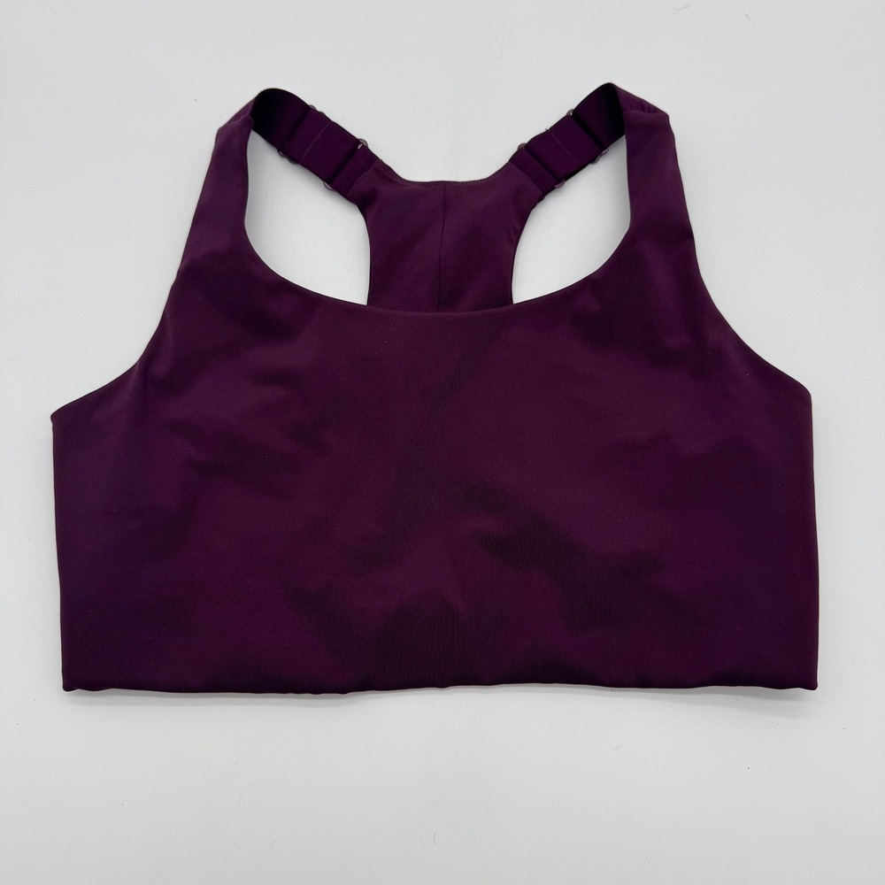 H&M Move Women's Large Purple High Support Sports Bra Adjustable Racerback